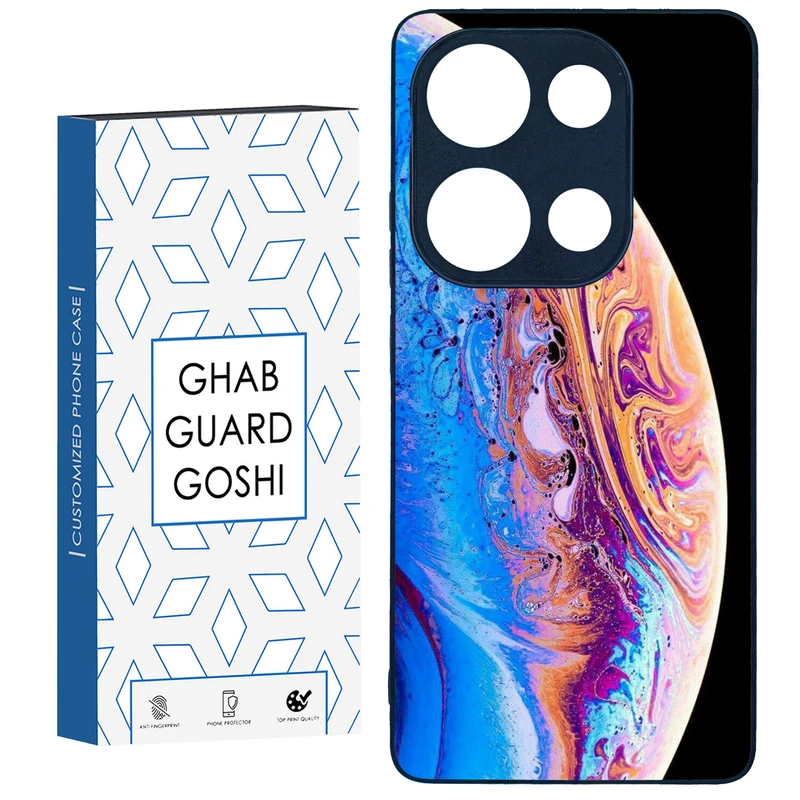 کاور قاب گارد گوشی طرح سیاره کد TPU-100 مناسب برای گوشی موبایل شیائومی Redmi Note 13 Pro 4G / Poco M6 Pro 4G