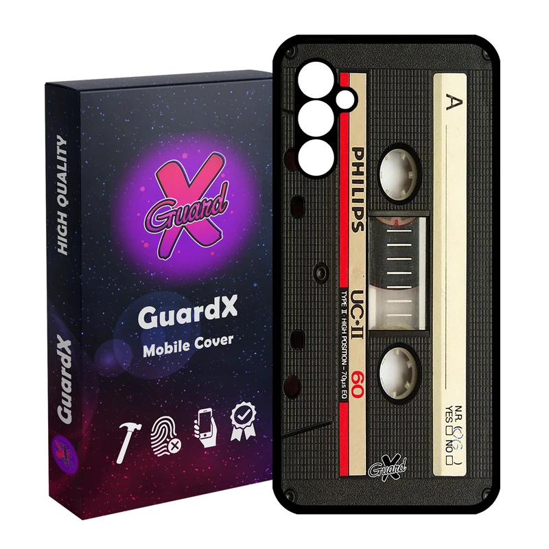 کاور گارد ایکس طرح Cassette مدل Glass10063 مناسب برای گوشی موبایل سامسونگ Galaxy A24/A24 4G/M34 5G