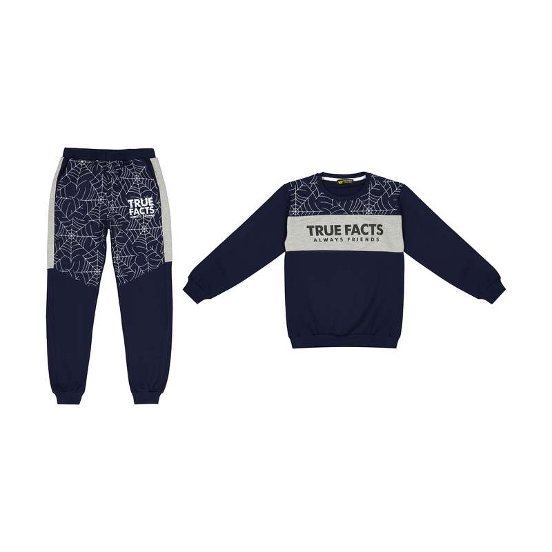 ست سویشرت و شلوار پسرانه خرس کوچولو مدل 2011262-59