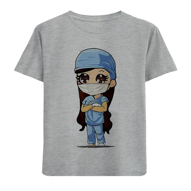 تی شرت دخترانه مدل دختر و ماسک M93