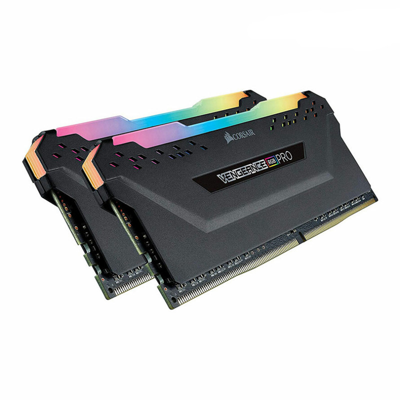 رم دسکتاپ DDR4 دو کاناله 3200 مگاهرتز CL16 کورسیر مدل VENGEANCE RGB PRO ظرفیت 16 گیگابایت