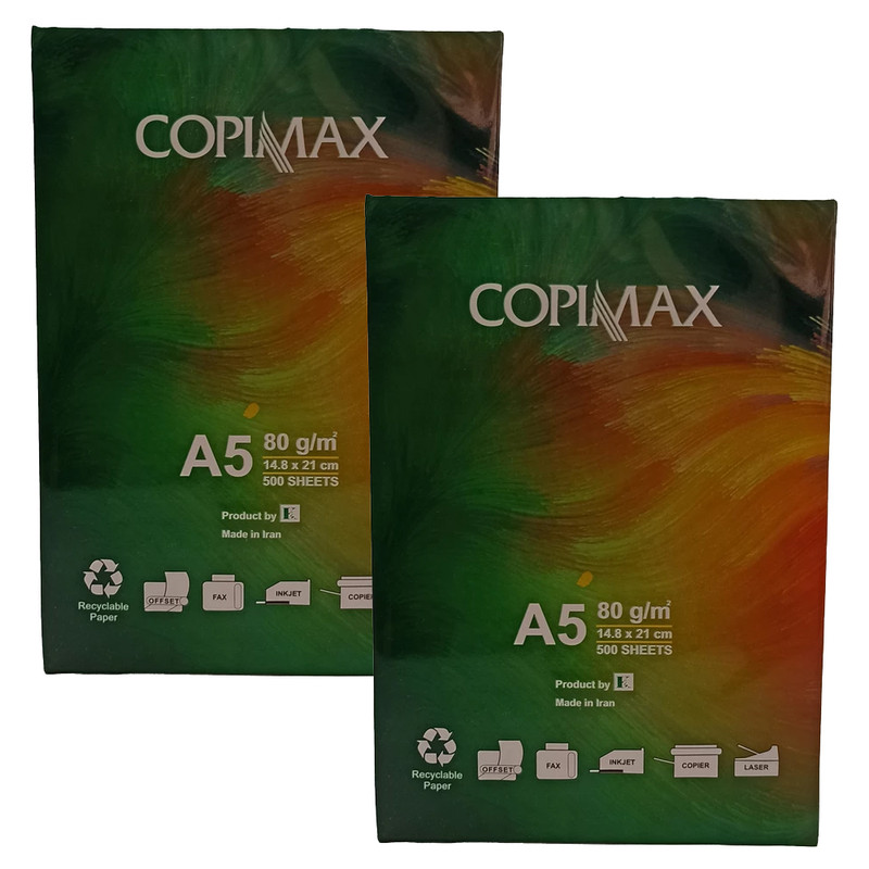کاغد A5 کپی مکس کد 031 بسته 1000 عددی