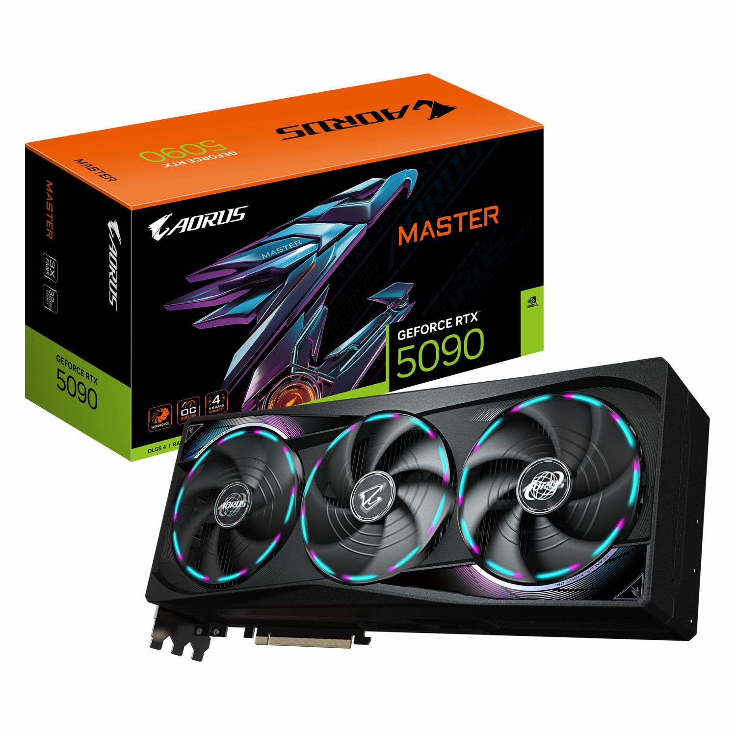 کارت گرافیک مبتنی بر NVIDIA گیگابایت آروس مدل RTX 5090 Master 32G