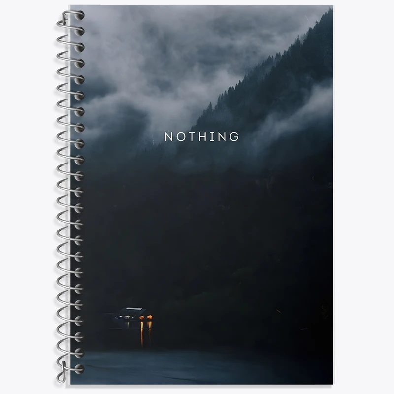 دفتر زبان 50 برگ خندالو مدل سه خط طرح Nothing کد F1359