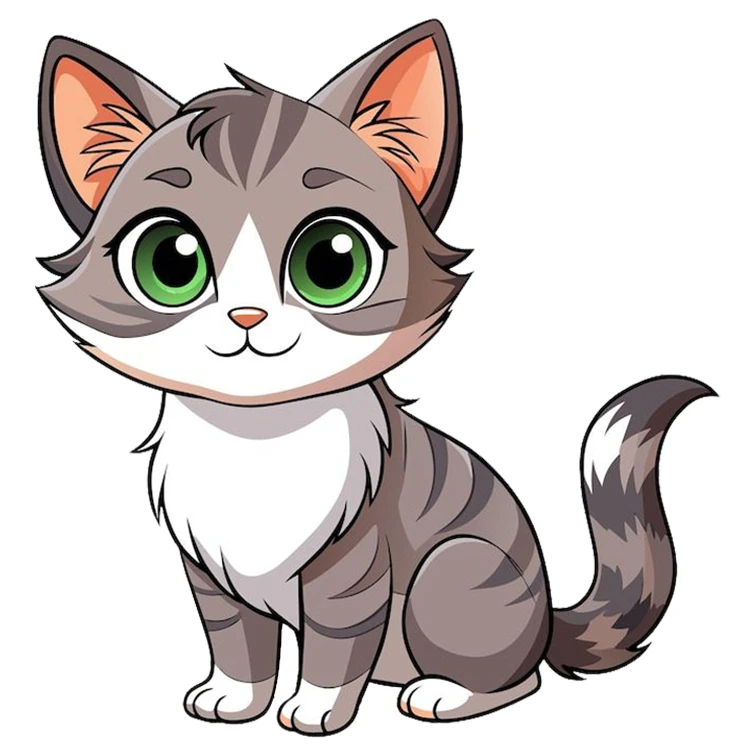 استیکر پارچه و لباس پاد آفرین مدل گربه کد DKST532