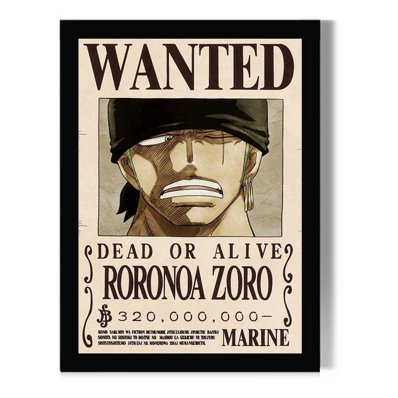 تابلو مدل دیواری طرح انیمه وان پیس | One piece کاراکتر رورو نوا زورو | Roronoa Zoro کد FD083 تابلو مدل دیواری طرح انیمه وان پیس | One piece کاراکتر رورو نوا زورو | Roronoa Zoro کد FD083