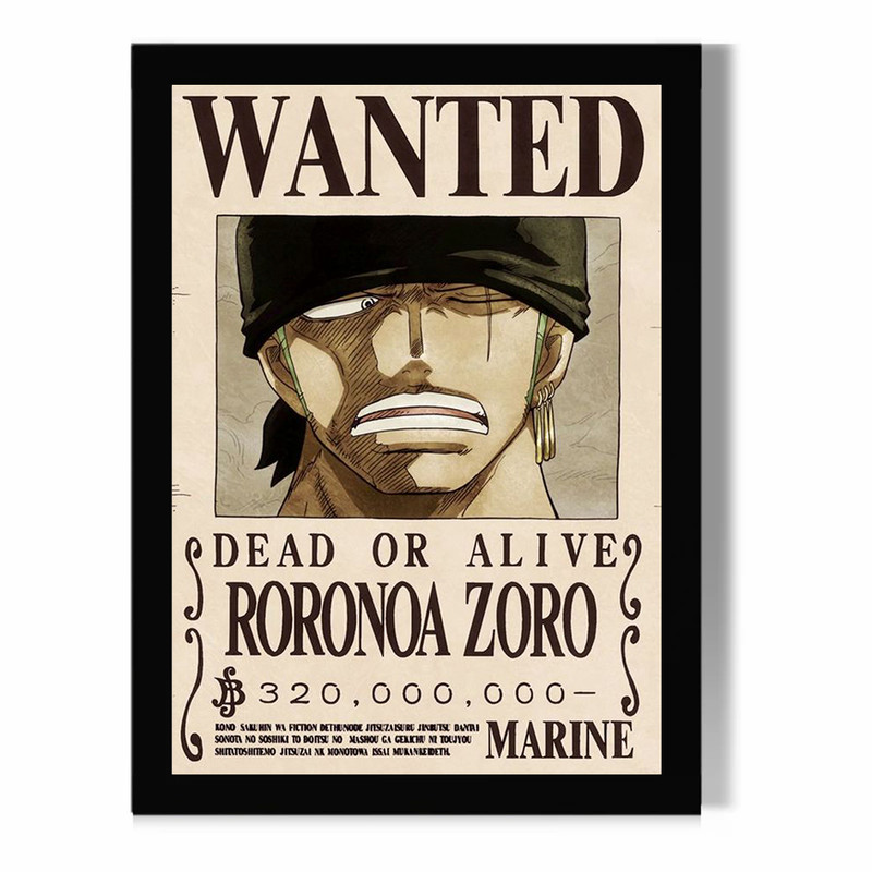 تابلو مدل دیواری طرح انیمه وان پیس | One piece کاراکتر رورو نوا زورو | Roronoa Zoro کد FD083 تابلو مدل دیواری طرح انیمه وان پیس | One piece کاراکتر رورو نوا زورو | Roronoa Zoro کد FD083