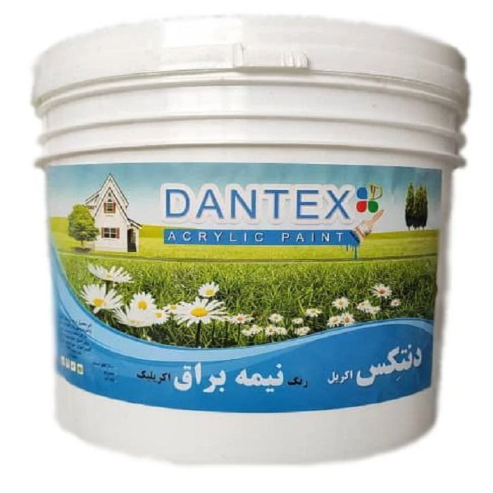 رنگ اکریلیک سفید نیمه براق دنتکس کد20 حجم 4 لیتر رنگ اکریلیک سفید نیمه براق دنتکس کد20 حجم 4 لیتر