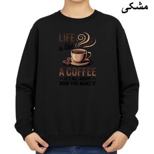 سویشرت زنانه مدل فنجان قهوه کد v3 