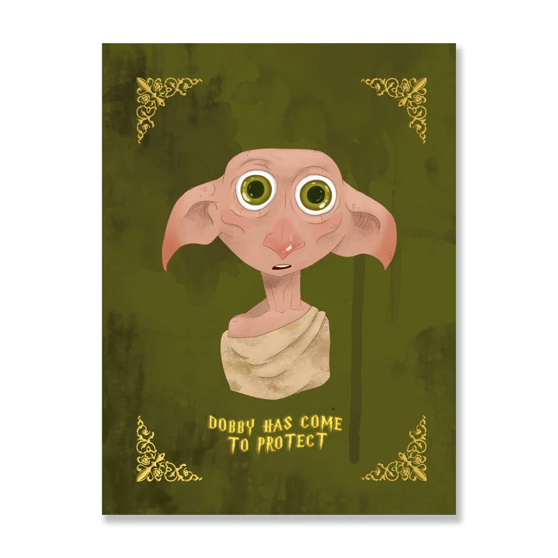 کارت پستال بیگای استودیو مدل دابی هری پاتر