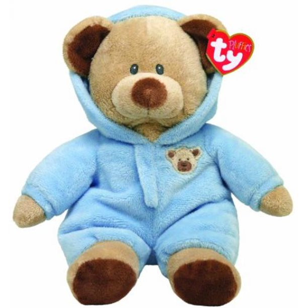 عروسک تی وای طرح خرس مدل Pluffies PJ Bear کد SZ4/204 ارتفاع 28 سانتی متر