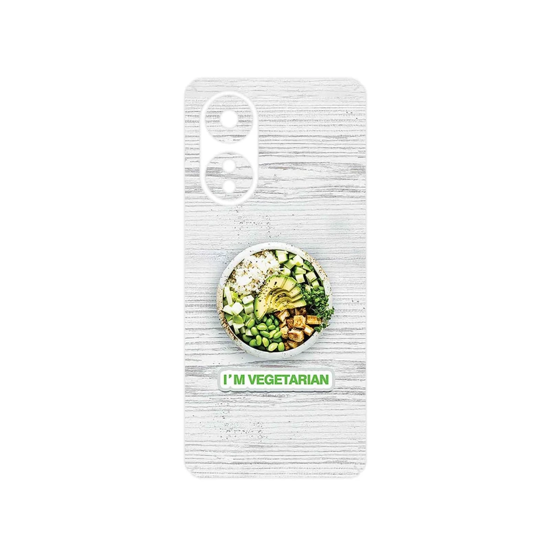 برچسب پوششی ماهوت مدل Im_vegetarian مناسب برای گوشی موبایل اپو A58 4G