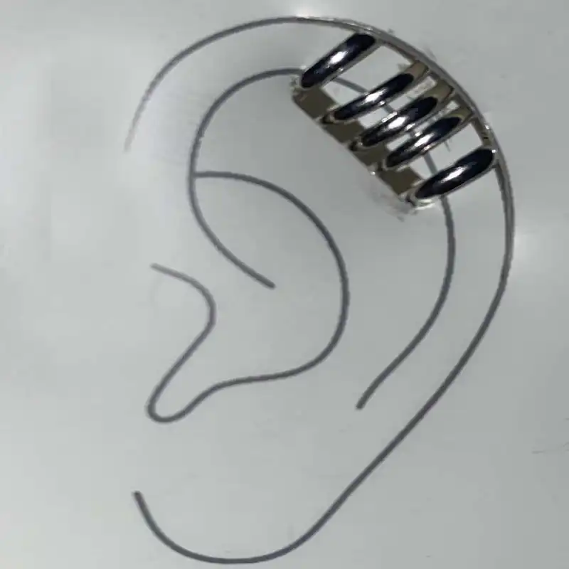 پیرسینگ نقره زنانه آی ام مدل کلیپسی