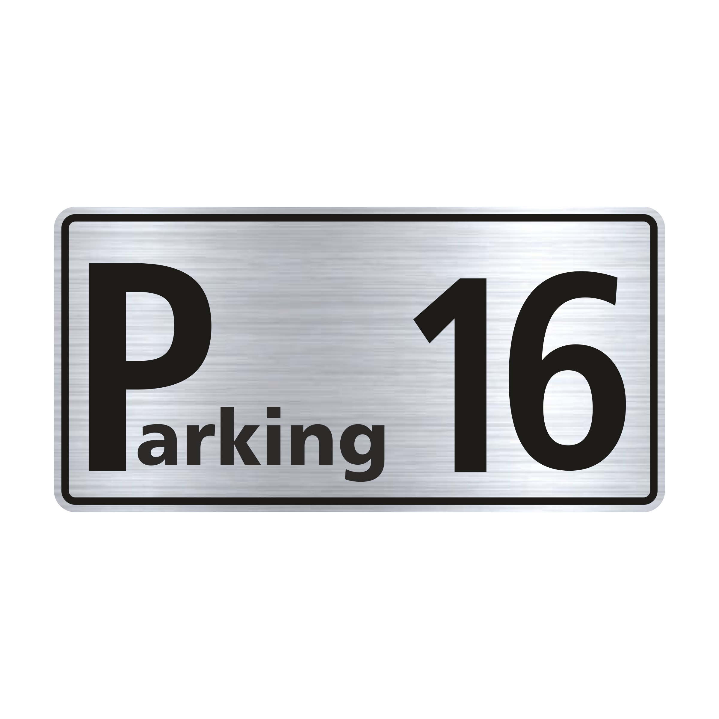 تابلو راهنما طرح پارکینگ شماره شانزده مدل NS616