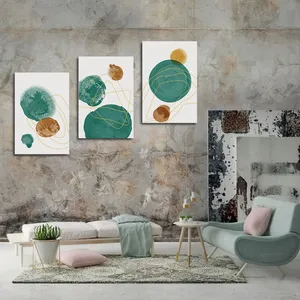 تابلو شاسی بکلیت طرح دکوراتیو نقاشی مینیمال مدل SH-3164 مجموعه 3 عددی