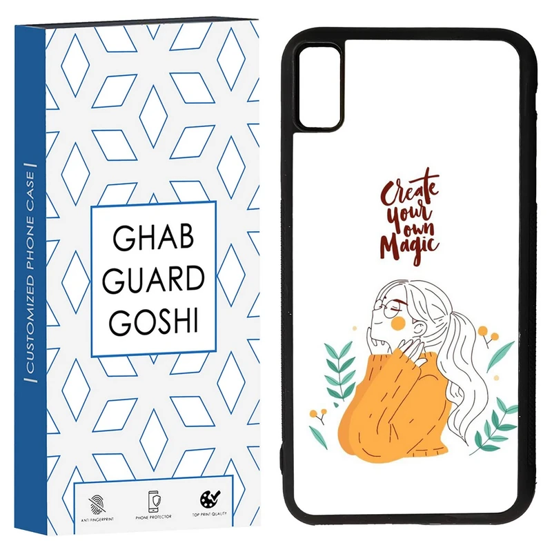 کاور قاب گارد گوشی طرح دخترانه کد TPU-050 مناسب برای گوشی موبایل اپل Iphone XS MAX/ Iphone X MAX