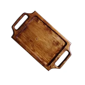 سینی چوبی مدل دست ساز