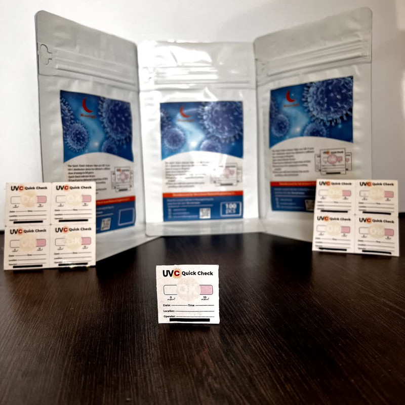 نورسنج UVC مون لایت مدل Quick Check بسته 100 عددی نورسنج UVC مون لایت مدل Quick Check بسته 100 عددی