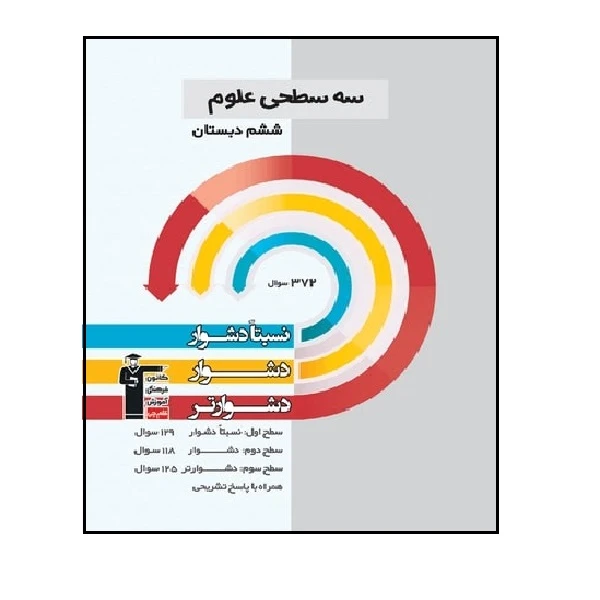 کتاب سه سطحی علوم پایه ششم اثر جمعی از نویسندگان انتشارات قلم چی
