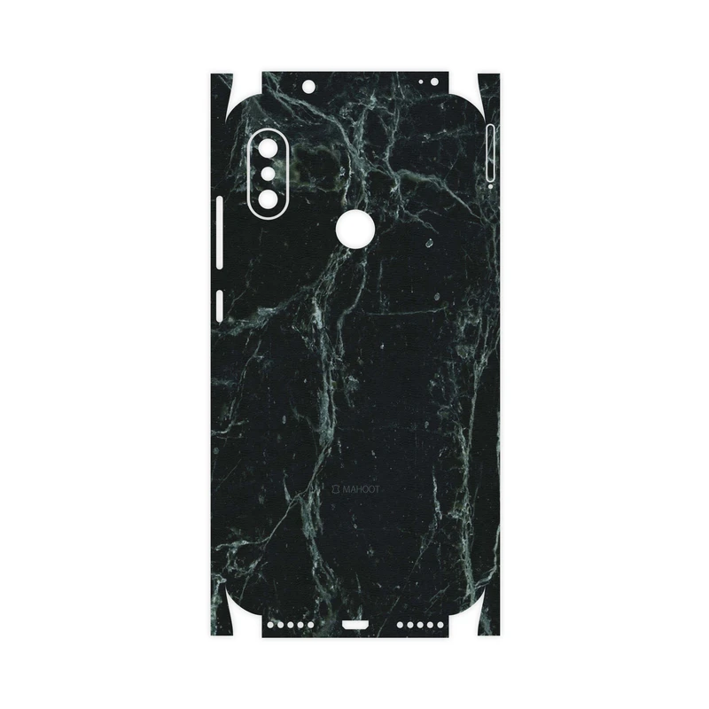 برچسب پوششی ماهوت مدل Graphite-Green-Marble-FullSkin مناسب برای گوشی موبایل شیائومی Redmi Note 6 Pro