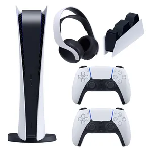 مجموعه کنسول بازی سونی مدل PlayStation 5 Digital ظرفیت 825 گیگابایت به همراه هدست و پایه شارژر