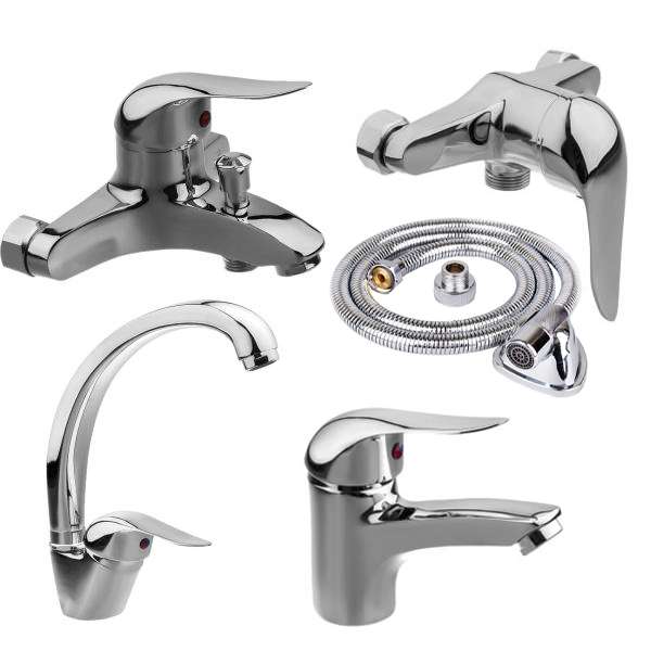 ست شیرآلات مدل آبشار مجموعه 6 عددی