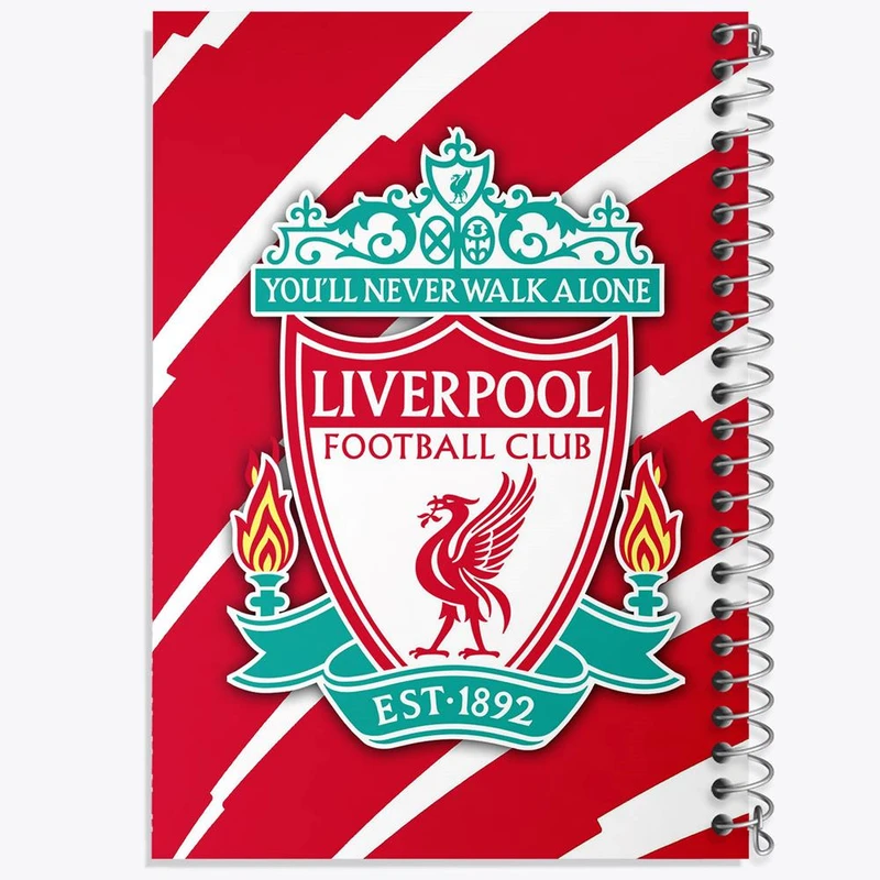 دفتر نقاشی 50 برگ خندالو مدل باشگاه لیورپول کد 26996