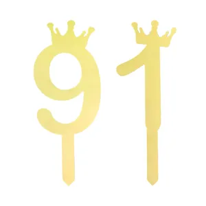 تاپر کیک هانستو مدل عدد 91 کد TPN91 مجموعه 2 عددی