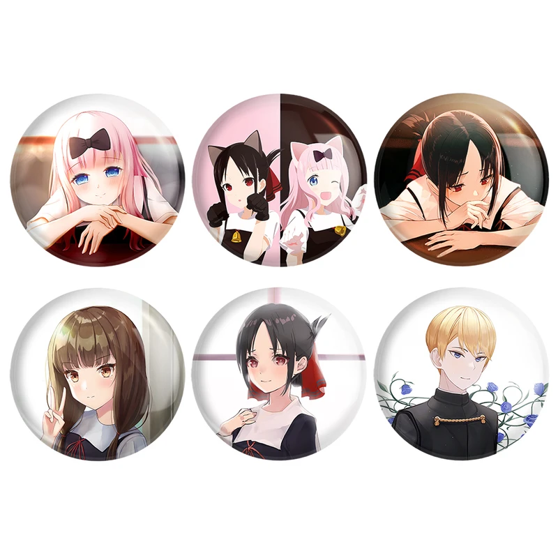 مگنت خندالو طرح انیمه کاگویا ساما کد 834B مجموعه 6 عددی