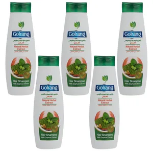 شامپو مو گلرنگ مدل Cedar حجم 400 میلی لیتر مجموعه 5 عددی 