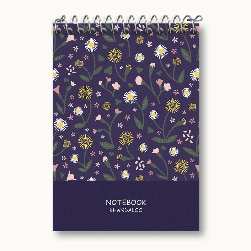 دفتر یادداشت 50 برگ خندالو مدل گل گلی کد N895