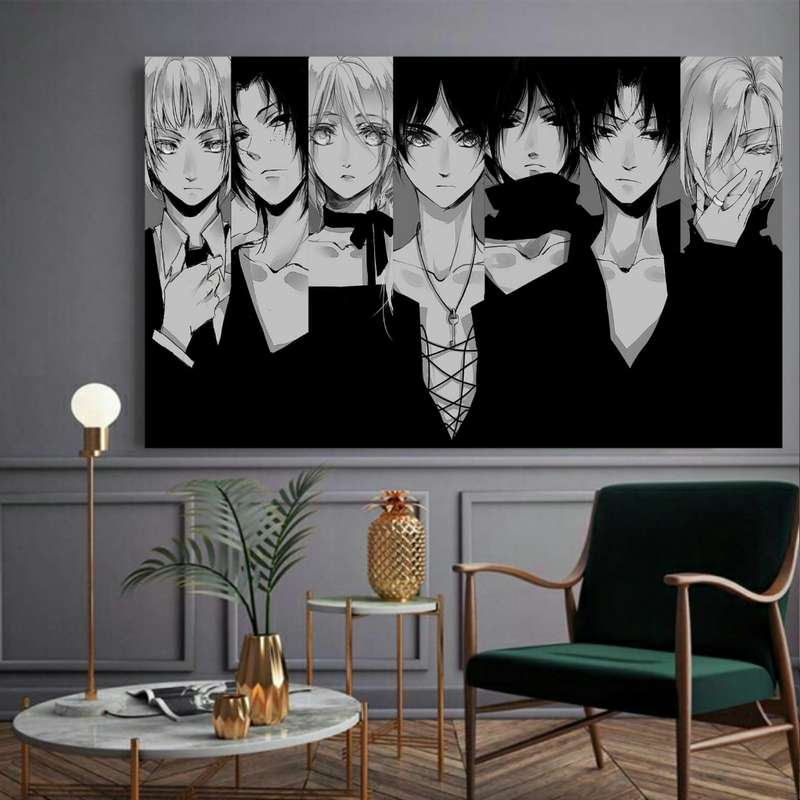 تابلو شاسی طرح انیمه اتک ان تایتان  مدلKG178