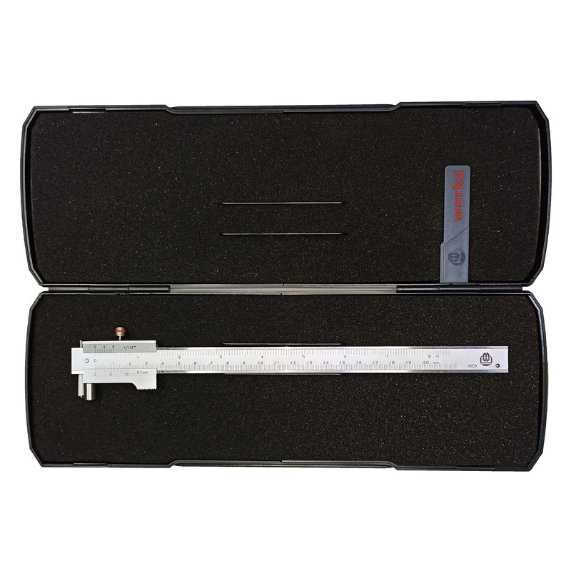 کولیس خط کش ورکا مدل 1228-250 گستره 0-400 میلی متر کولیس خط کش ورکا مدل 1228-250 گستره 0-400 میلی متر