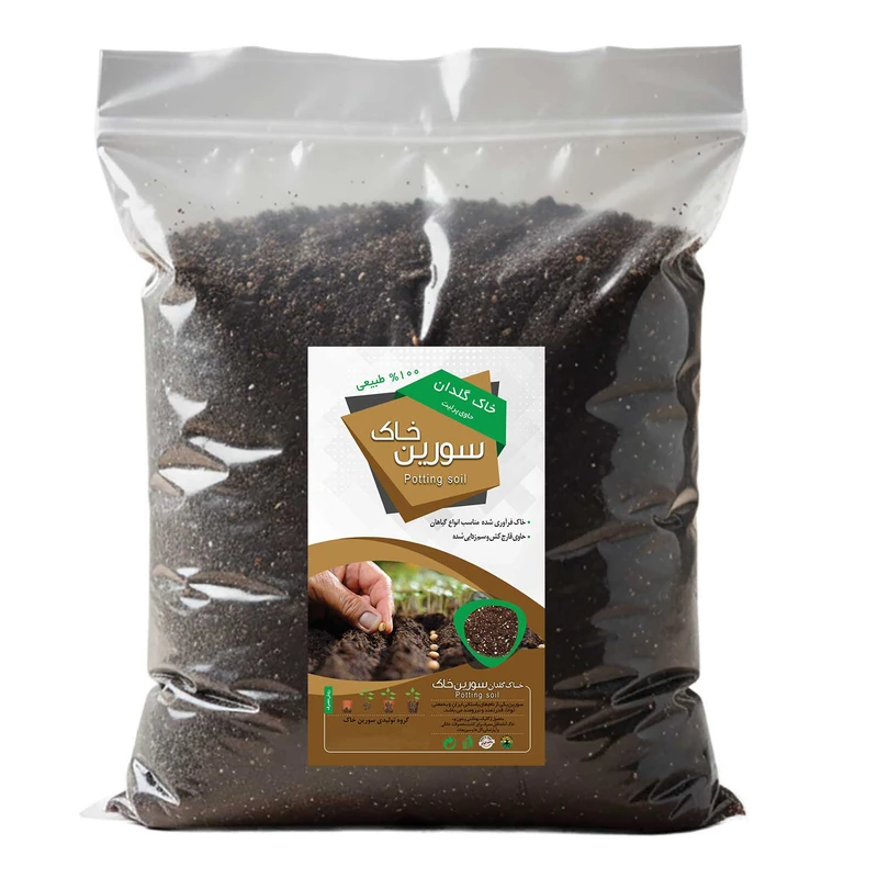 خاک گلدان سورین خاک مدل 4LTR وزن 2 کیلوگرم