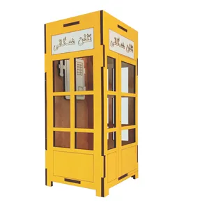 جامدادی رومیزی مدل باجه تلفن کد BT-3