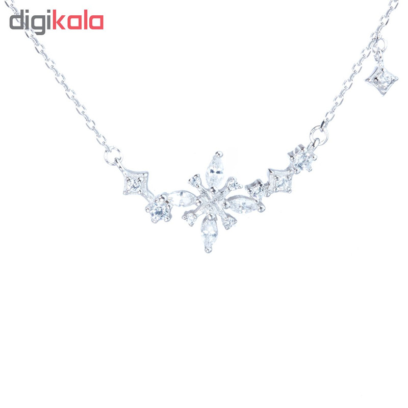 گردنبند نقره اقلیمه کد GN268