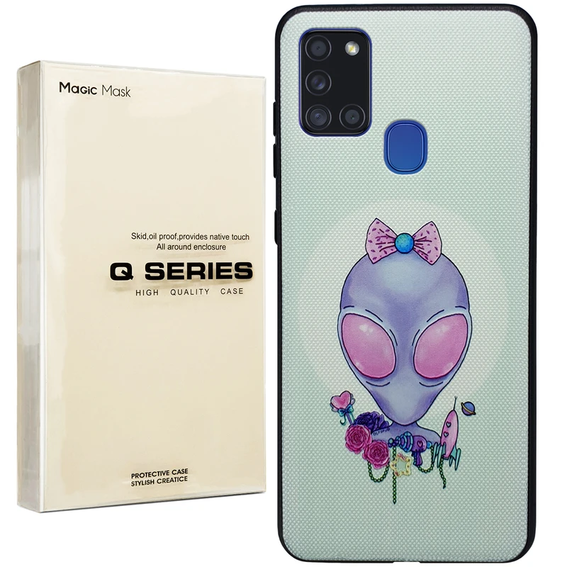 کاور مجیک مسک مدل full colour مناسب برای گوشی موبایل سامسونگ Galaxy A21S