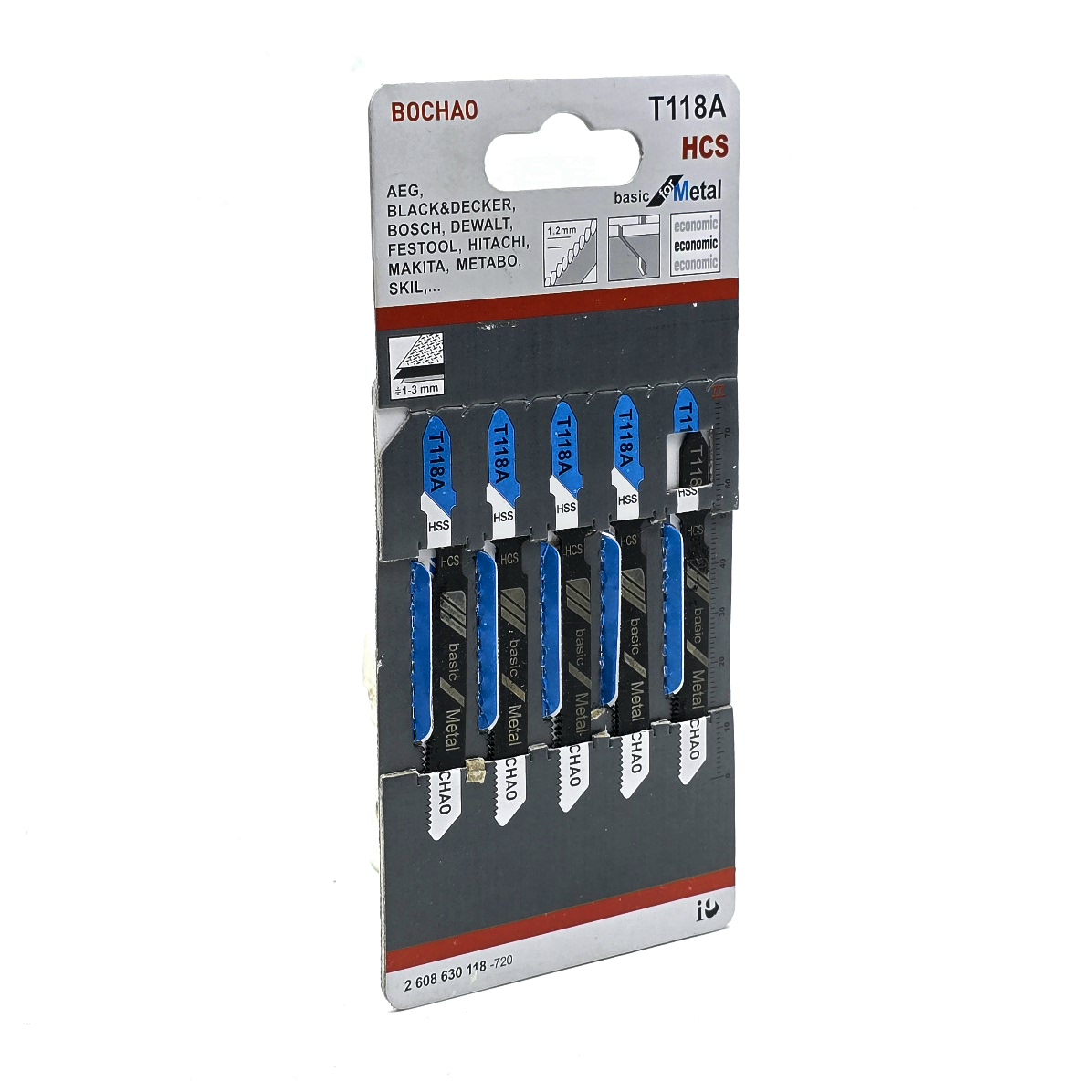 تیغ اره عمود بر آهن بوچاو مدل 8CM-METAL مجموعه 5 عددی