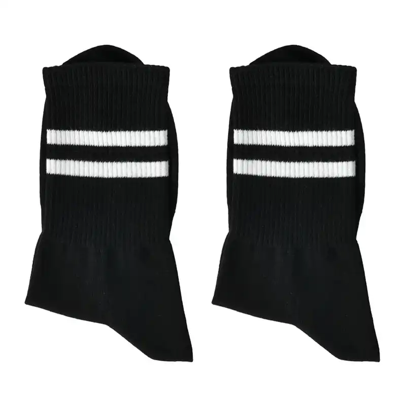 جوراب ورزشی ساق بلند مردانه مدل دو خط