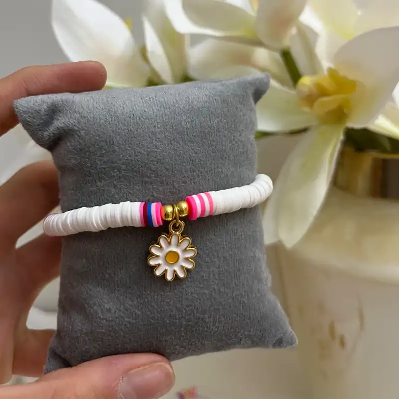 پابند زنانه مدل فیمو و گل