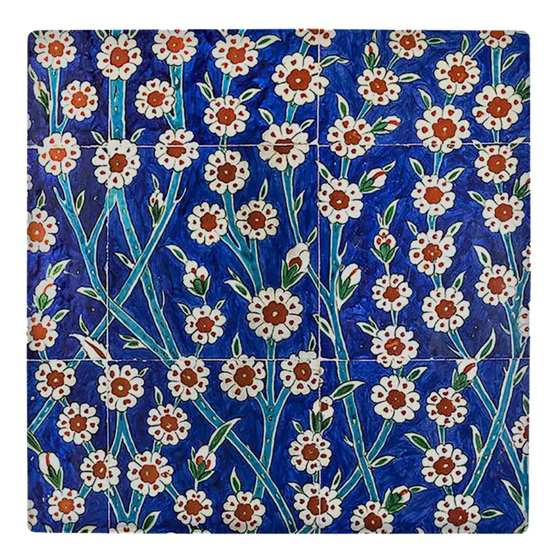کاشی کارنیلا طرح گل و بوته کد wk182