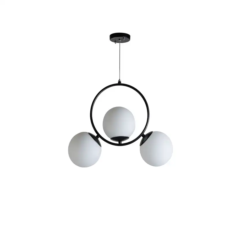 لوستر سه شعله چشمه نور کد A1255/3-WT