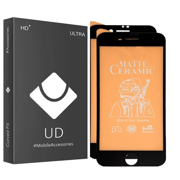محافظ صفحه نمایش مات یو دی مدل ULTRA مناسب برای گوشی موبایل اپل Iphone 8 بسته دو عددی