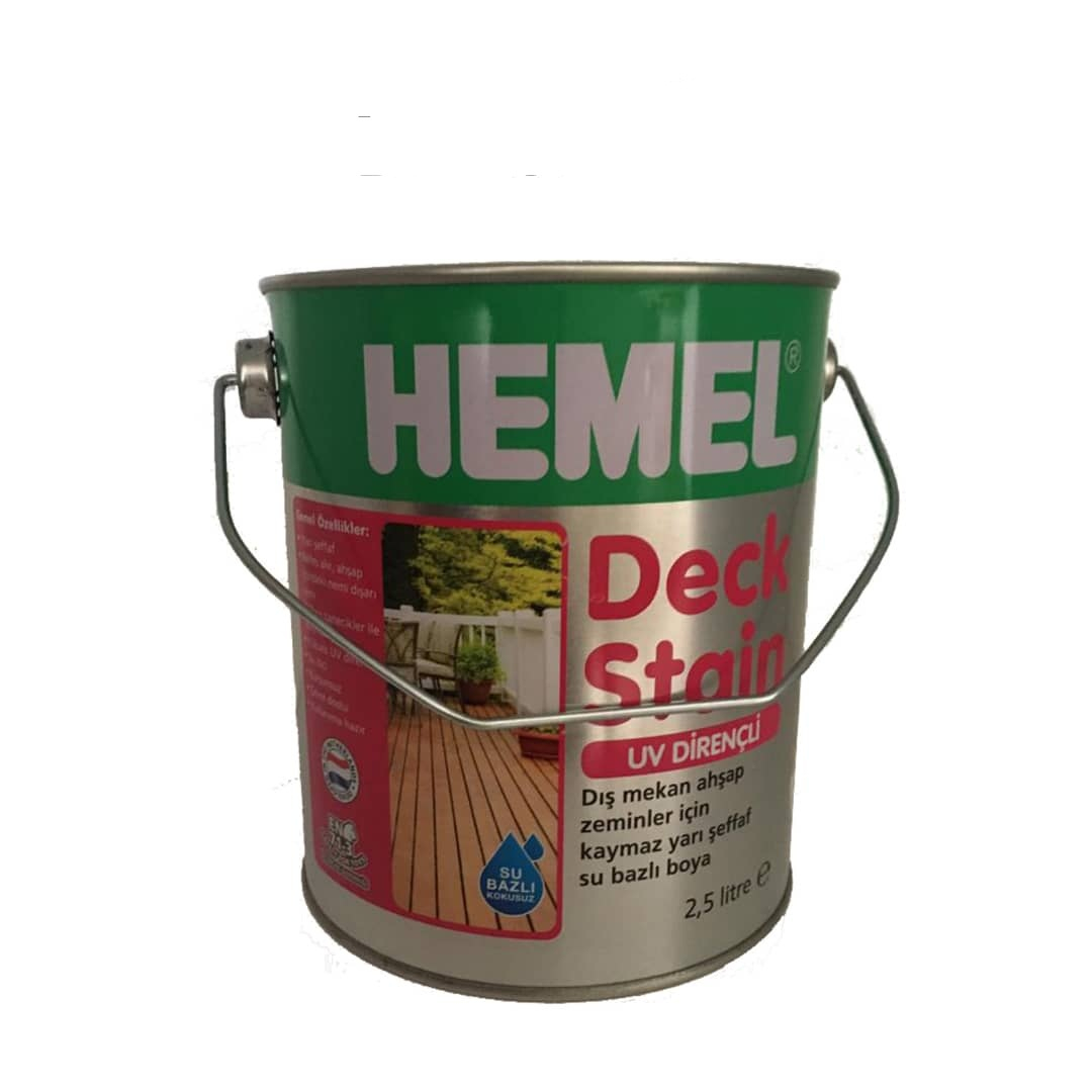 روغن چوب همل مدل deck stain حجم 2.5 لیتر