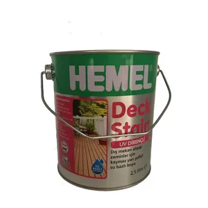 رنگ چوب و ترموود همل مدل deck stain حجم 2.5 لیتر