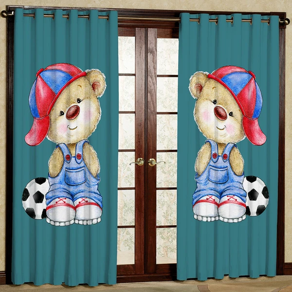 پرده مدل مخمل پانچی کد 6222 سایز 280x140 سانتی متر