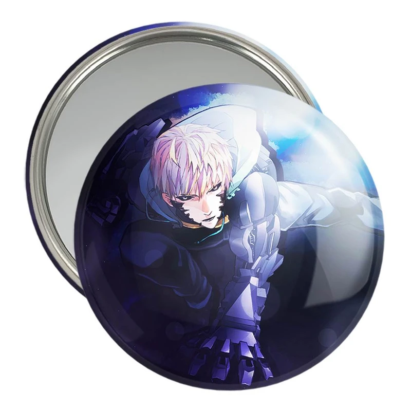 آینه جیبی خندالو مدل جنوس انیمه مرد تک مشتی One Punch Man  کد 11337