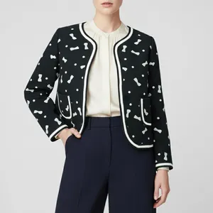 کت زنانه مدل فوتر پاپیونی کد AK1406