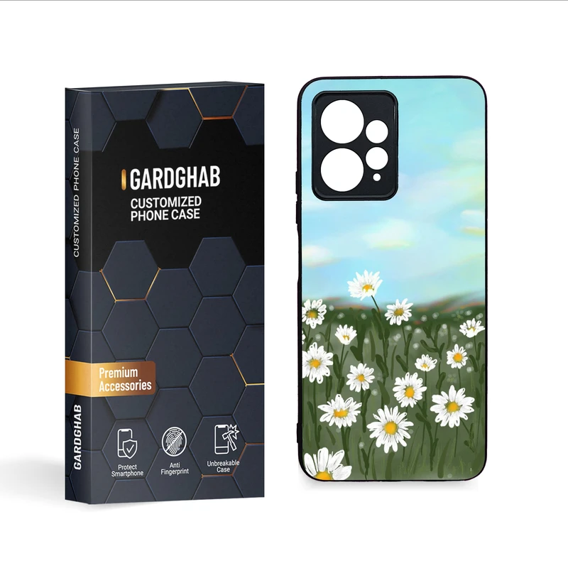 کاور گارد قاب مدل گل مناسب برای گوشی موبایل شیائومی Redmi Note 12 4G