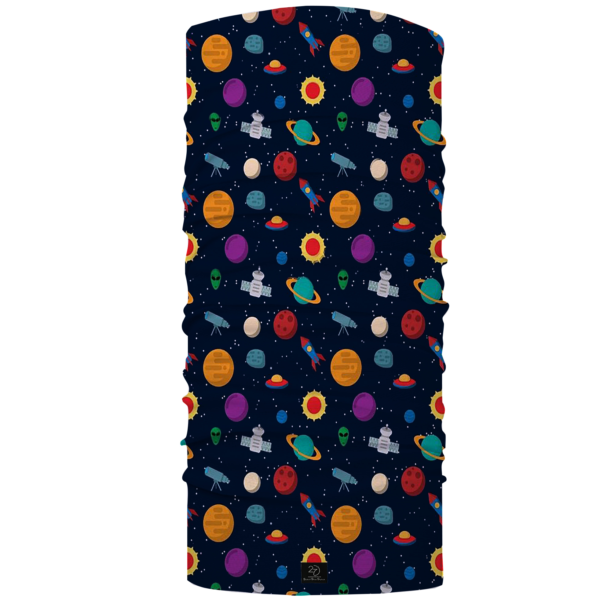   دستمال سر و گردن 27 مدل فضا کد H12